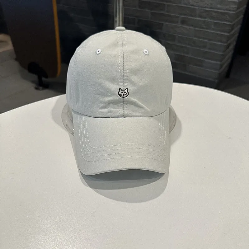 Damen Baseballkappe mit Katzenstickerei Skanto