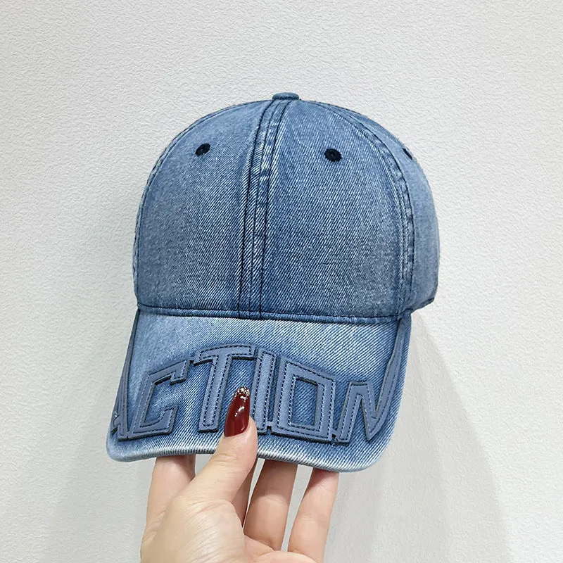 Unisex Stylische Denim-Baseballkappe Skanto