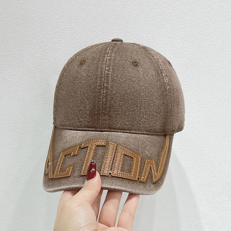 Unisex Stylische Denim-Baseballkappe Skanto