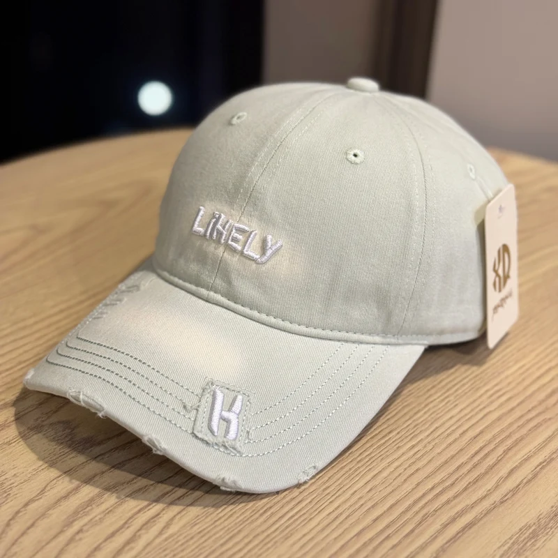 Damen bestickte Baseball Cap im Used-Look Skanto