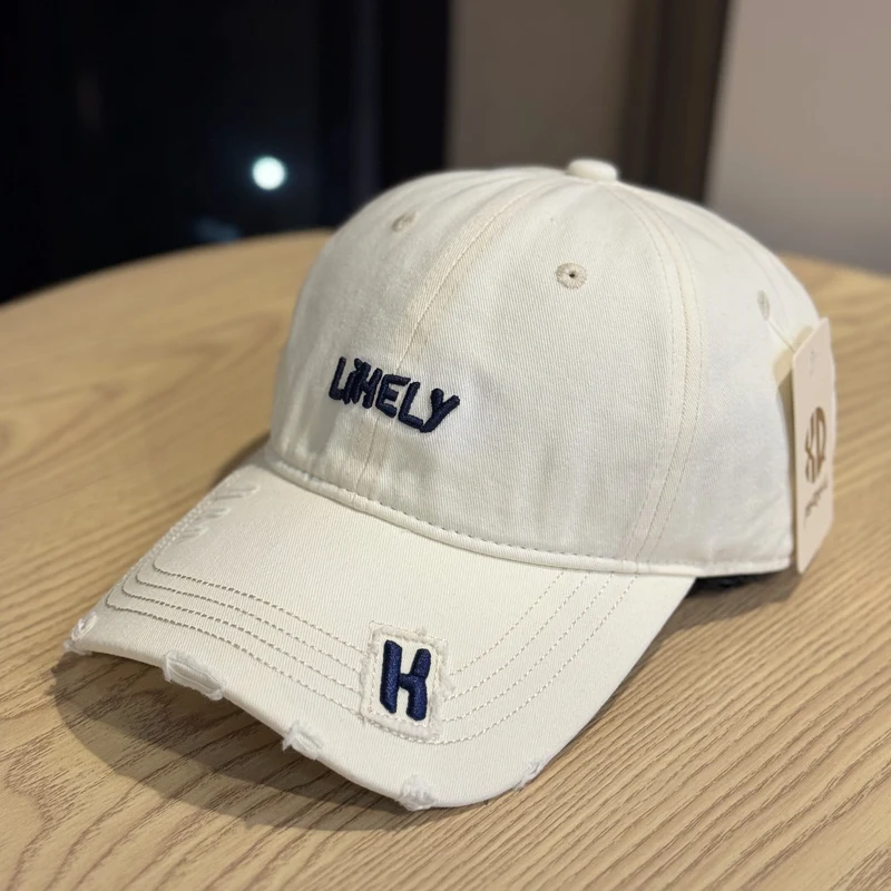 Damen bestickte Baseball Cap im Used-Look Skanto
