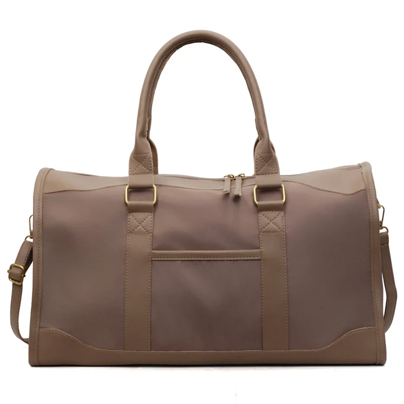 Klassische Leder Reise Duffle Brehn