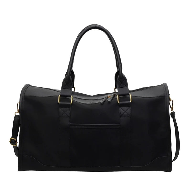 Klassische Leder Reise Duffle Brehn