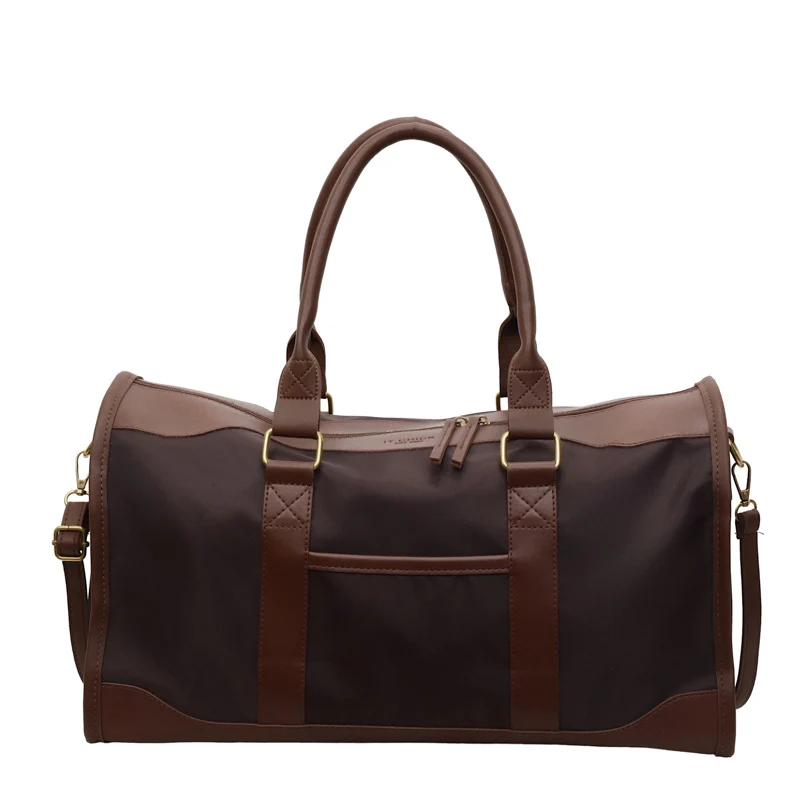 Klassische Leder Reise Duffle Brehn