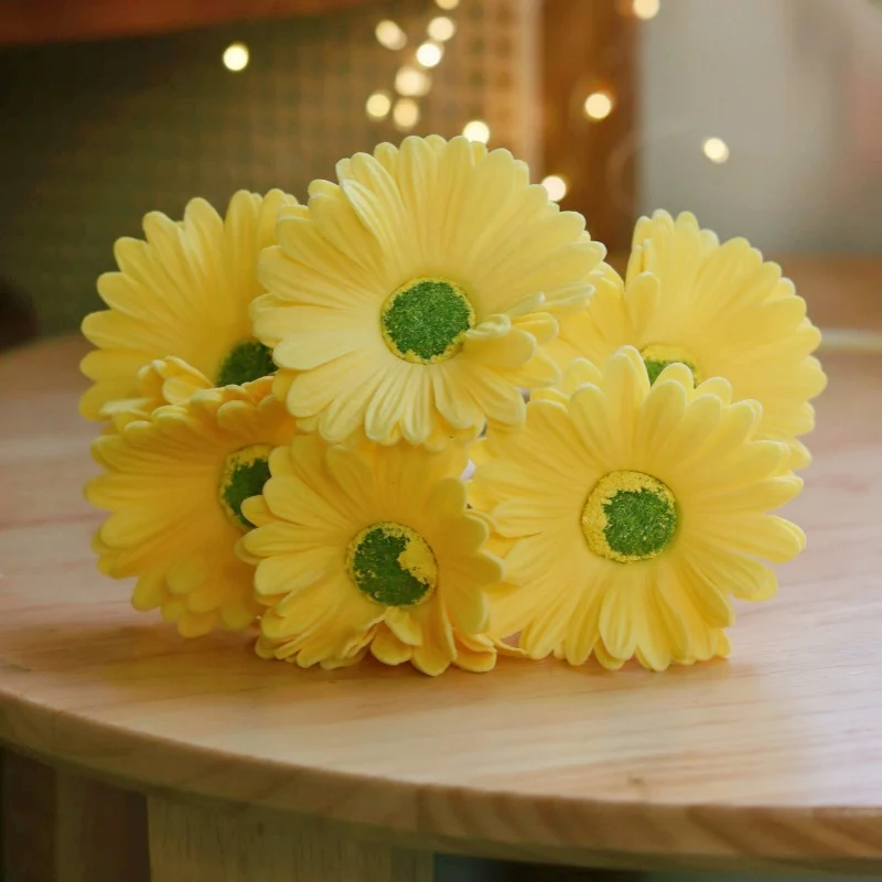 Faux Floral Gerbera Daisy Bouquet