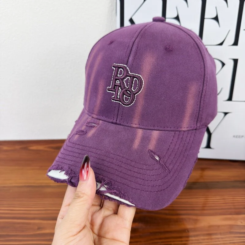 Damen Baseballkappe aus Baumwolle im Used-Look, klassisch, Skanto