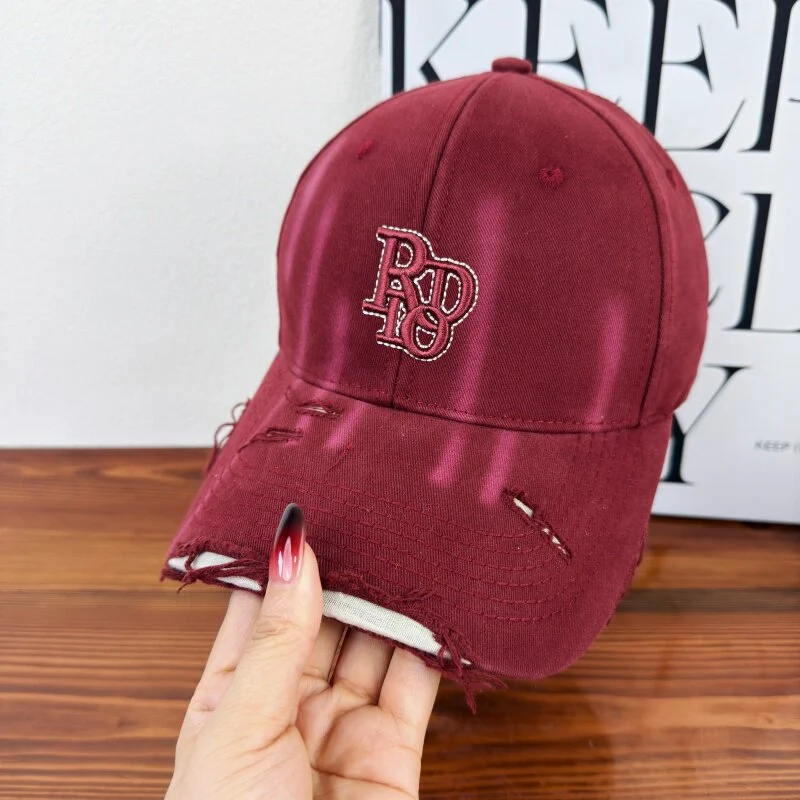 Damen Baseballkappe aus Baumwolle im Used-Look, klassisch, Skanto