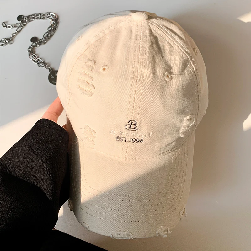 Damen Distressed Lässige Baseballkappe Skanto
