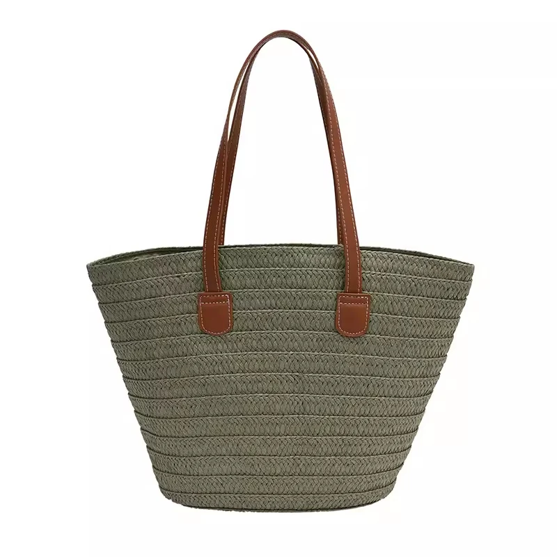 Handgefertigte Strandtasche aus Naturmaterial mit stabilen Griffen Skanto