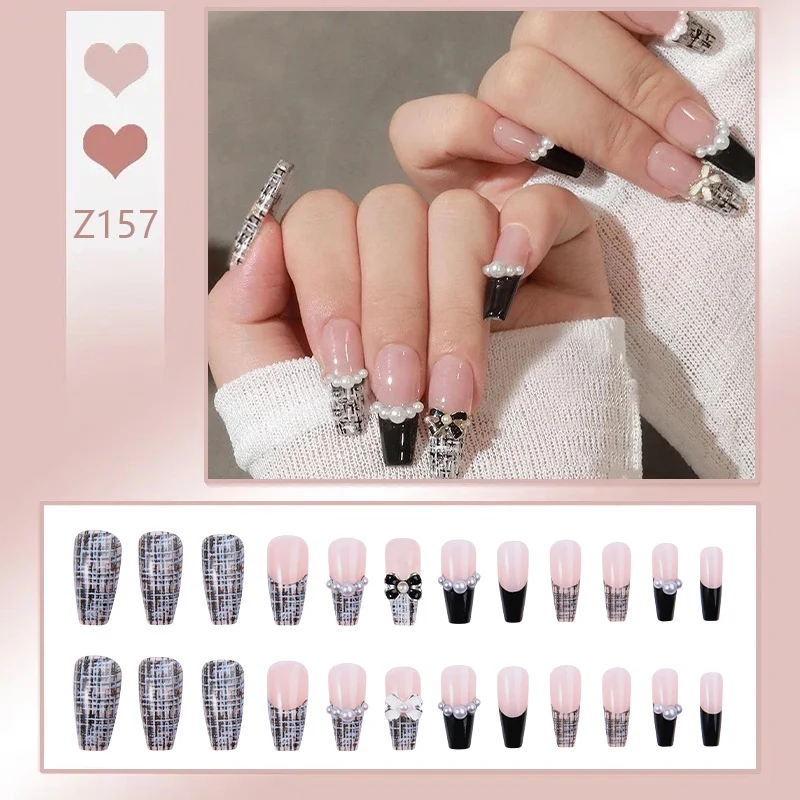 Glamouröse Dekorative Druck-Nagelset