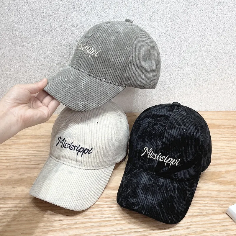 Cord-Visor-Kappe für Damen Skanto
