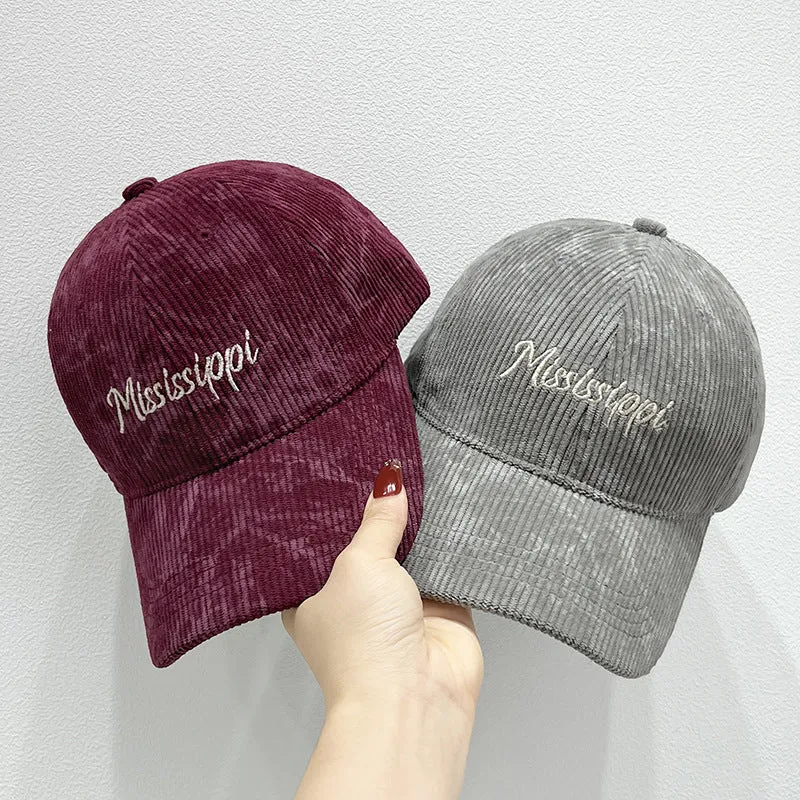 Cord-Visor-Kappe für Damen Skanto