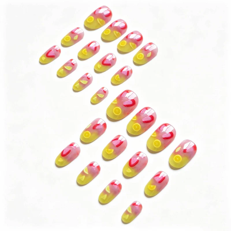 Tropische Früchte Nagelkunst