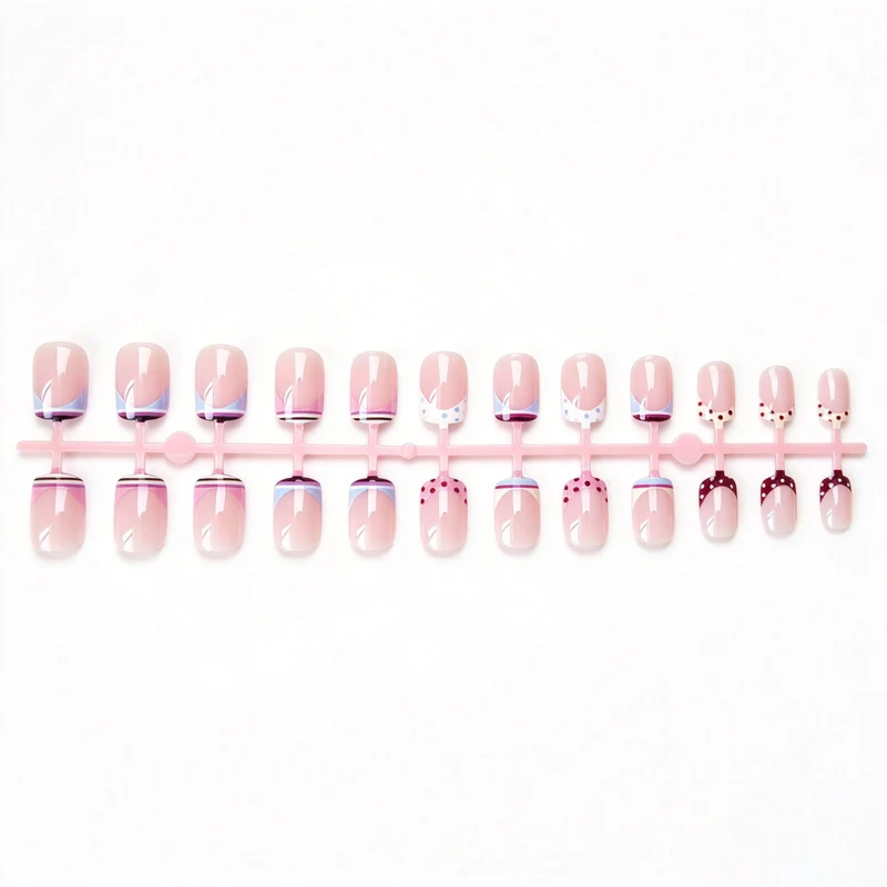 Trendy French Tip Nagelkunstset