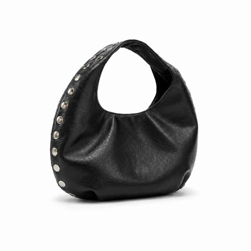 Nieten Hobo-Handtasche