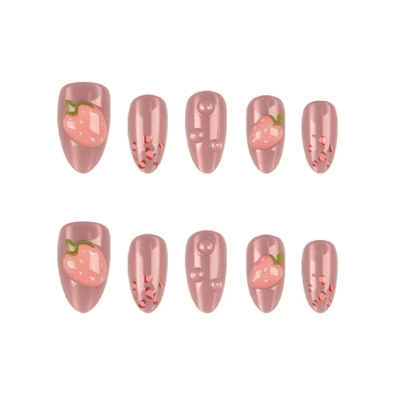 Blumeninspiriertes Press-On Nagelset
