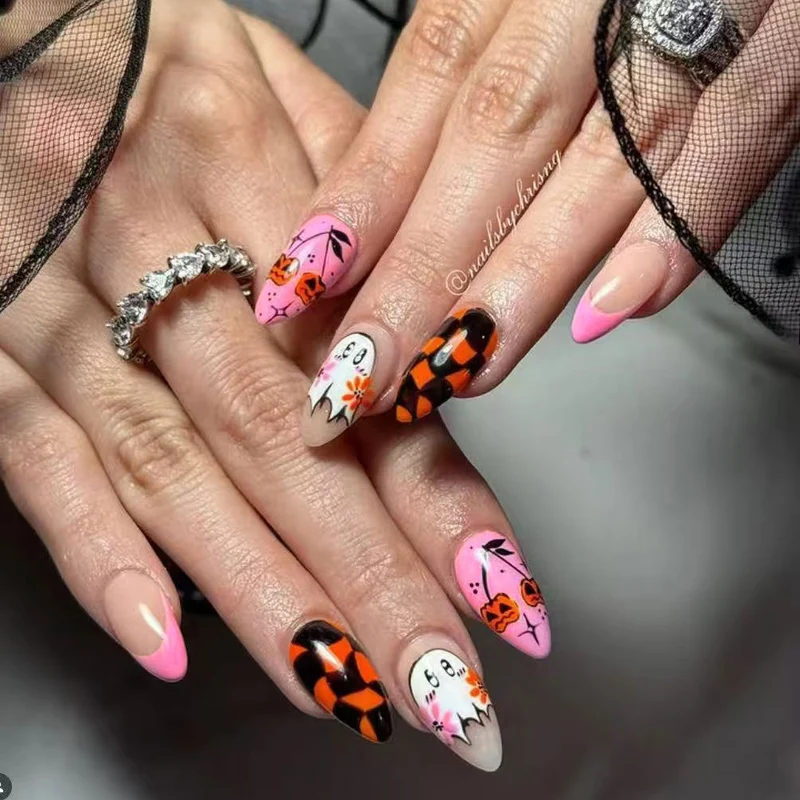 Thematisches Halloween-Nagelkunst-Set