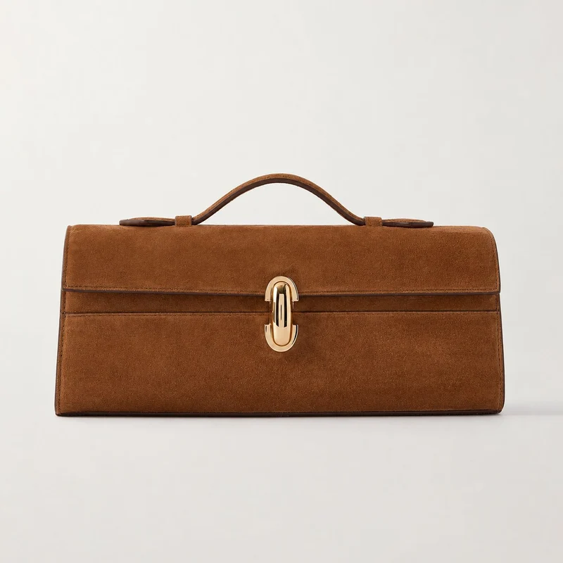 Elegante Wildleder Handtasche