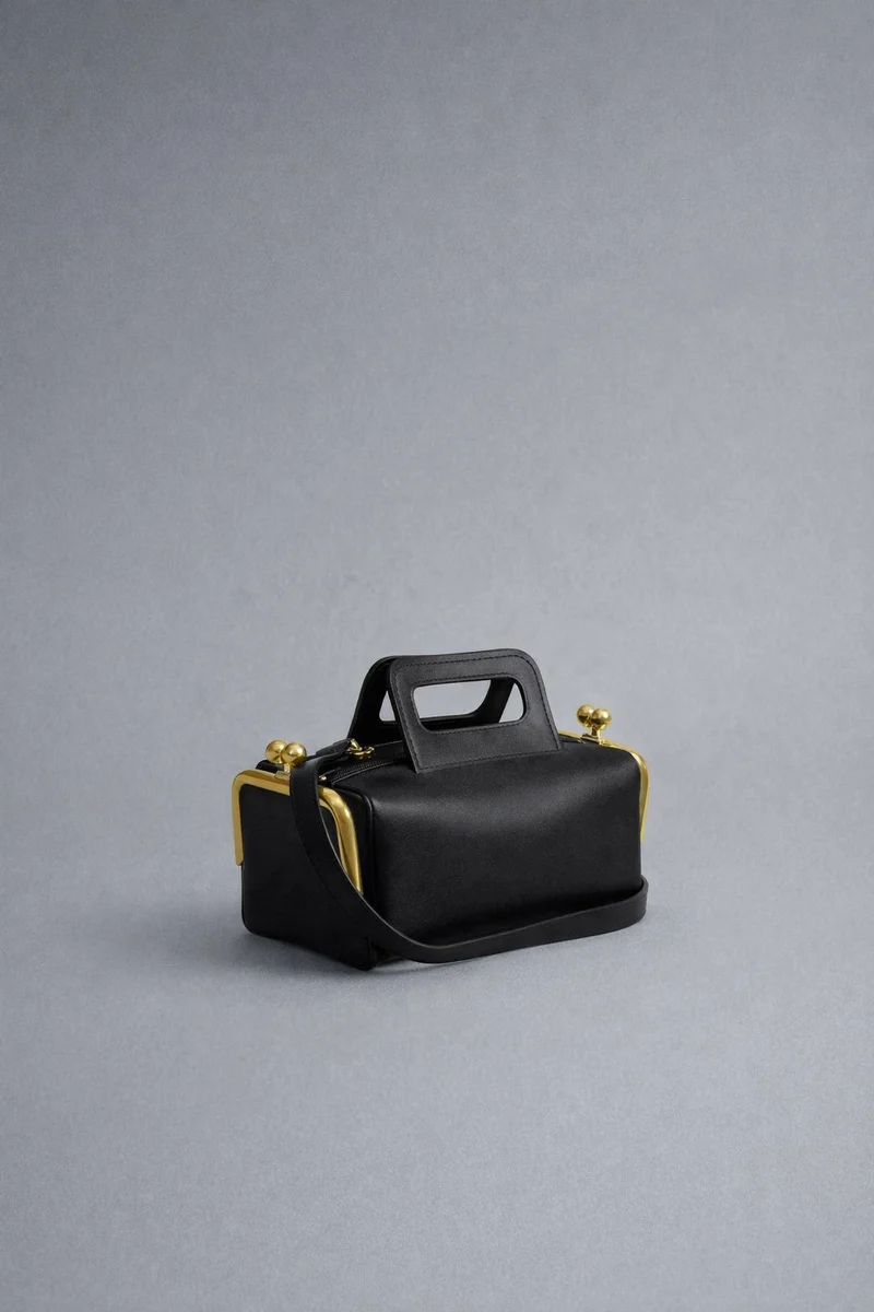 Elegante Krokodil Muster Handtasche