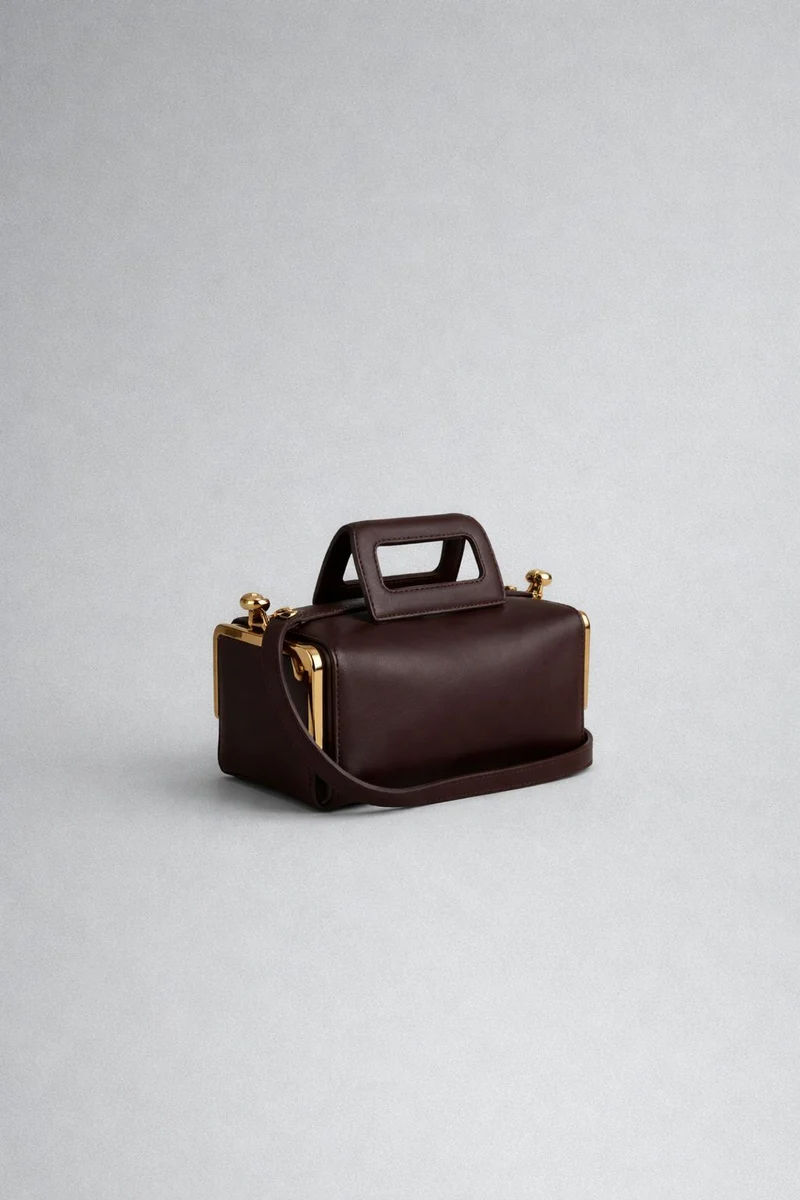 Elegante Krokodil Muster Handtasche