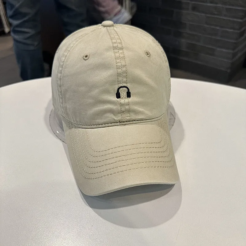 Unisex Baumwolltwill-Kappe mit einzigartigem Musik-Emblem Skanto