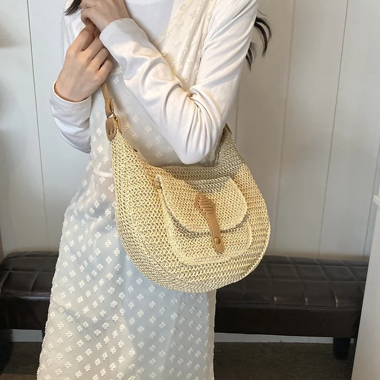 Handgemachte Makramee Hobo Bag Skanto