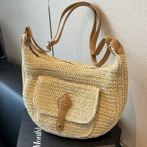 Handgemachte Makramee Hobo Bag Skanto