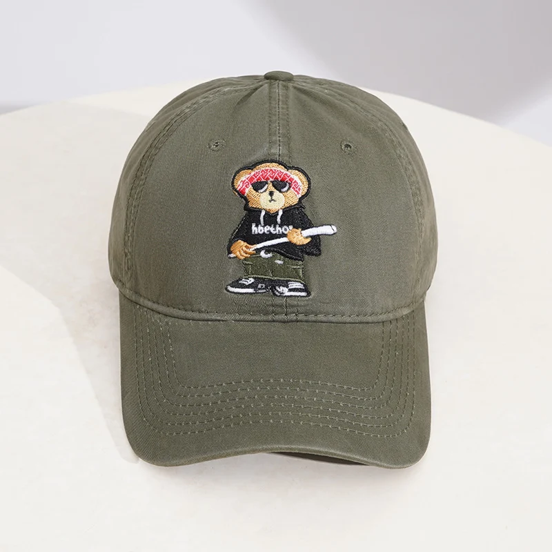 Herren Bestickte Baseballkappe mit Cartoon-Charakter Skanto
