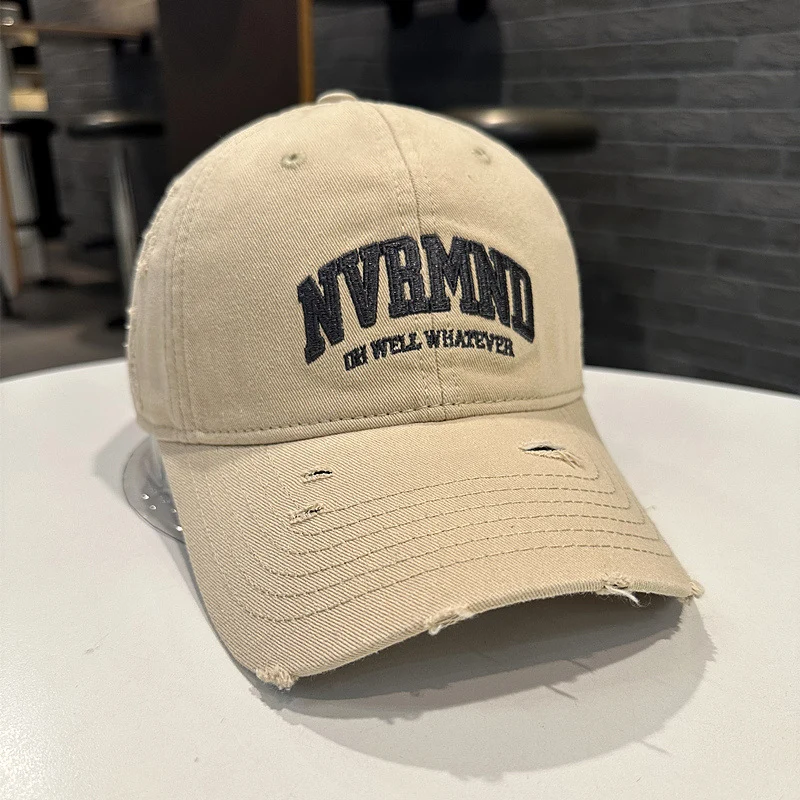 Herren Baseballkappe mit Used-Grafik Skanto