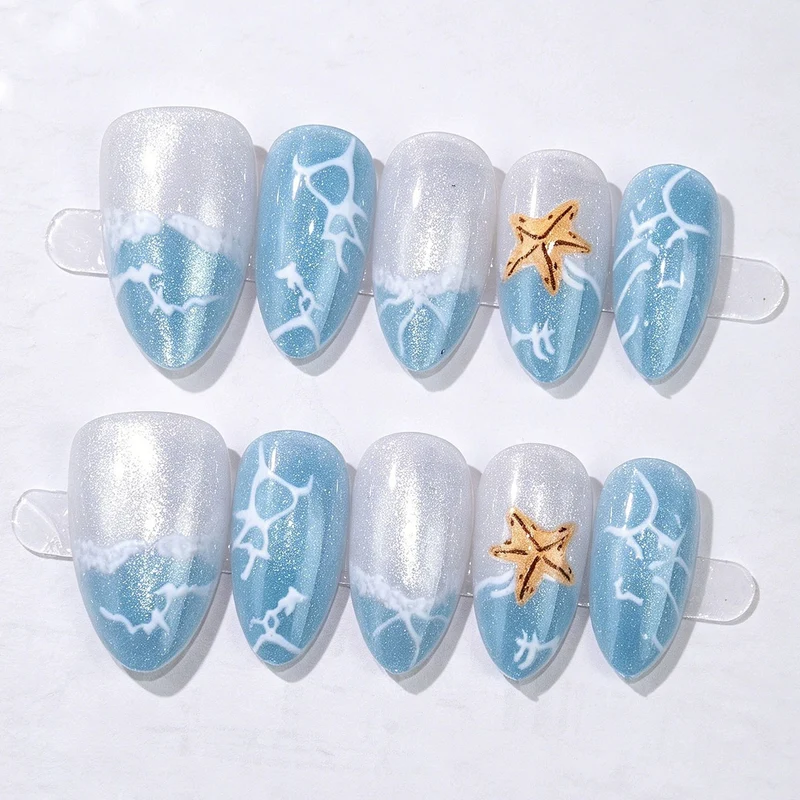 Elegante Press-On Nagelspitzen Set