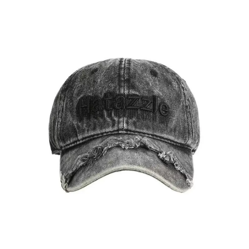 Herren Distressed Denim Baseballkappe Skanto 1784270737