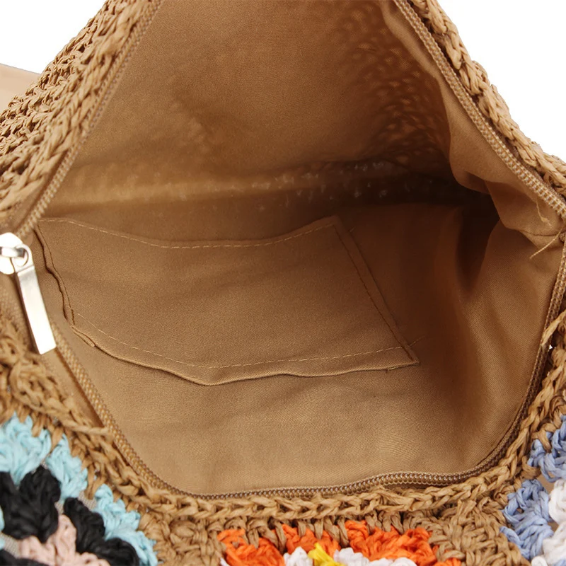 Umhängetasche im fröhlichen Patchwork-Stil Skanto