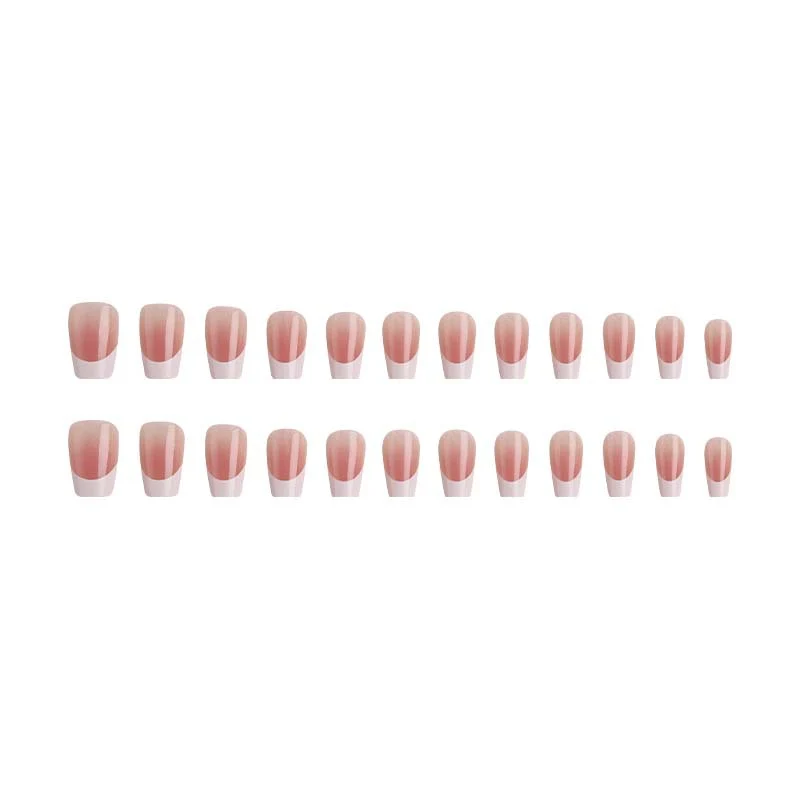 Elegantes französisches Tipp-Acryl-Nagelset