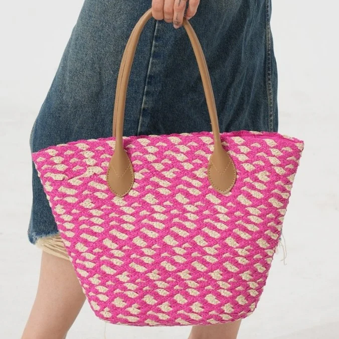 Geometrische Strandtasche Skanto