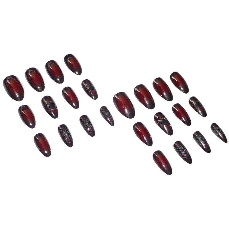 Spider-Themen Gothic Nagelkunst Design