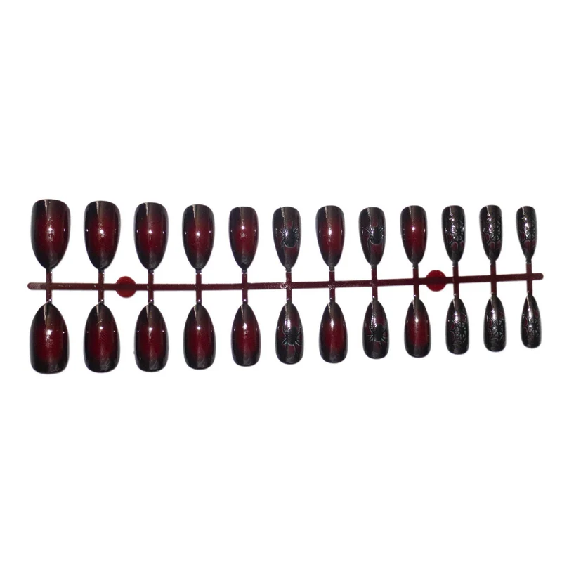 Spider-Themen Gothic Nagelkunst Design