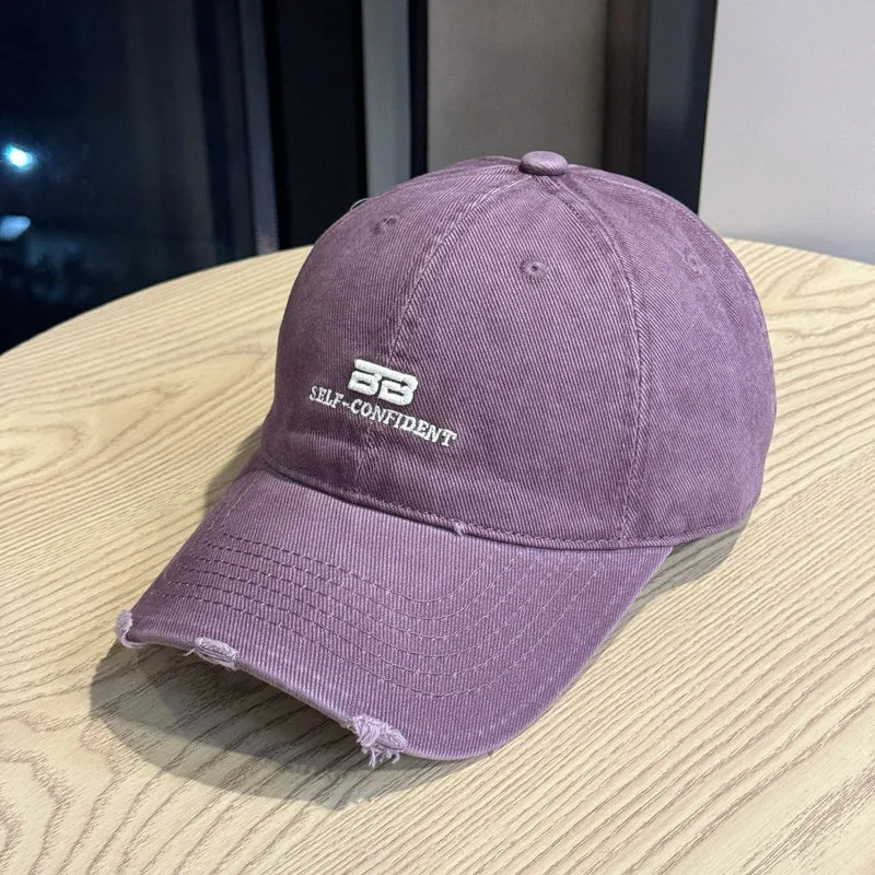 Vintage Distressed Baseballkappe für Herren Skanto