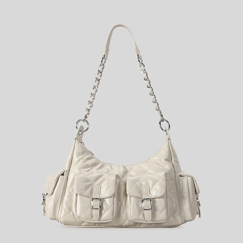 Gepolsterte Mehrfach-Taschen-Handtasche