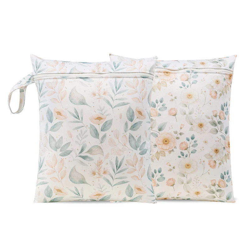 Wiederverwendbare Kosmetiktaschen mit Blumenmuster Skanto