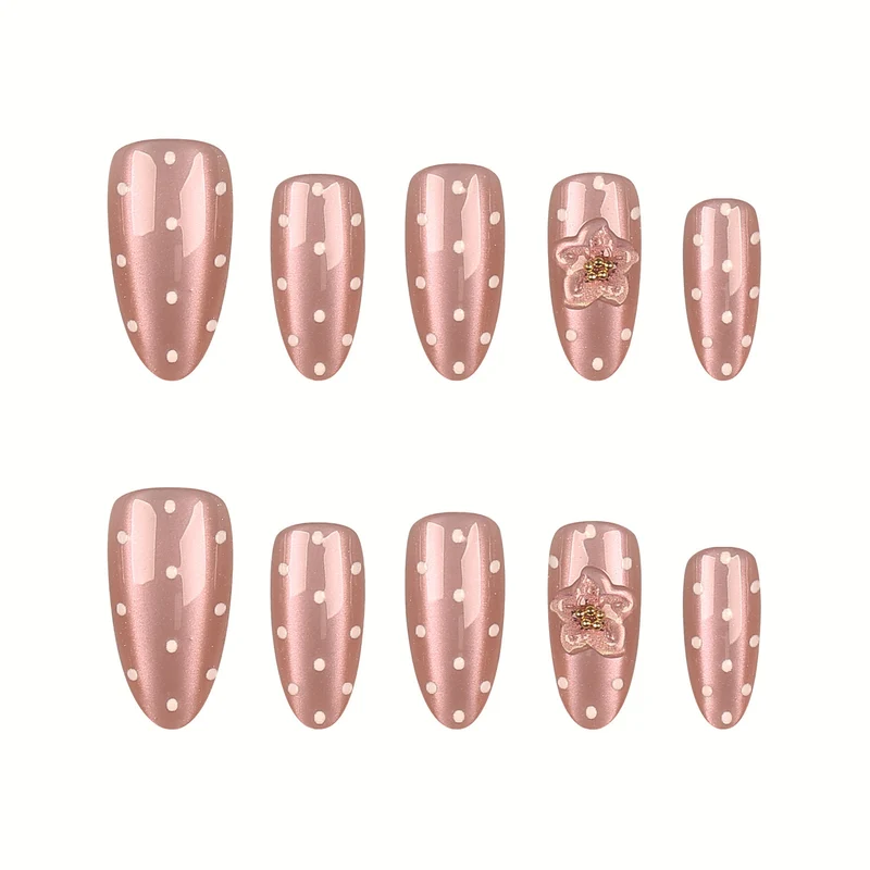 DIY Press-On-Nagelspitzen-Set mit Kleber und Feile