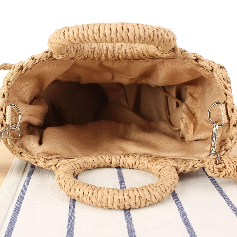 Gewebte Korbtasche als Schultertasche Skanto