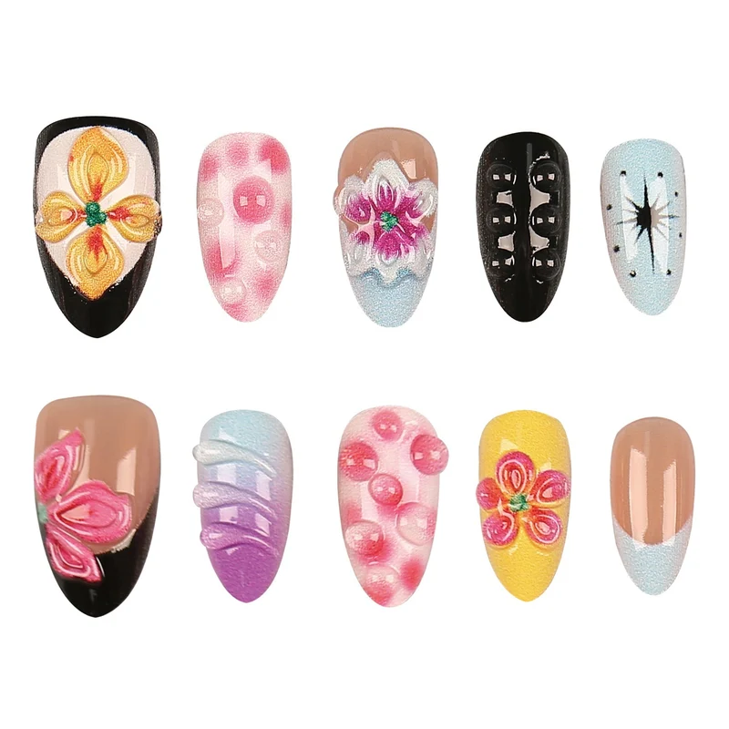 Dekorativer Nagelspitzen-Set
