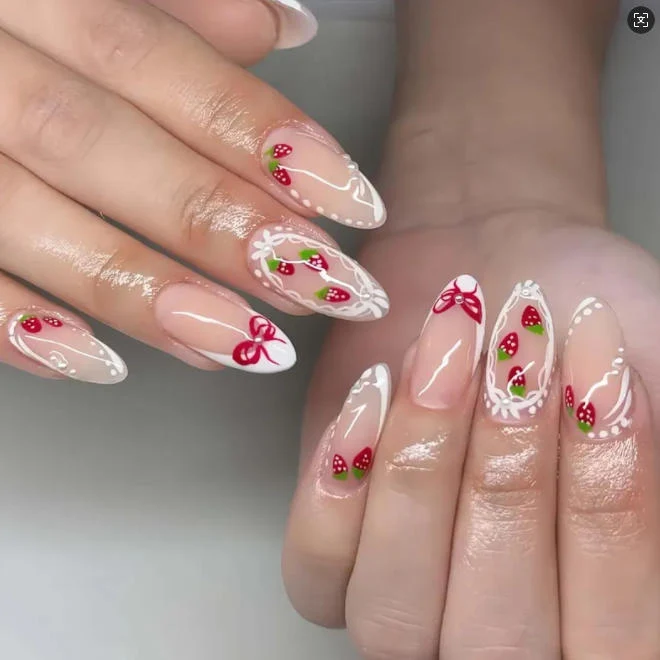 Dekorative Nagelkunst