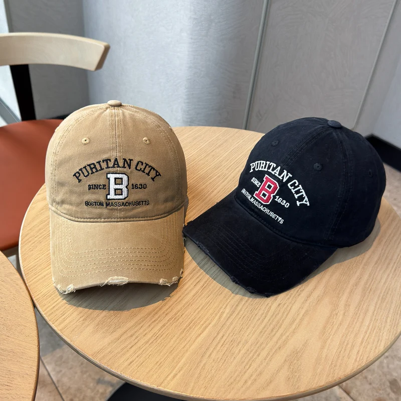 Herren Baumwoll-Baseballkappe im Used-Look Skanto 1784270269