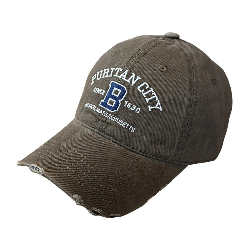 Herren Baumwoll-Baseballkappe im Used-Look Skanto 1784270269