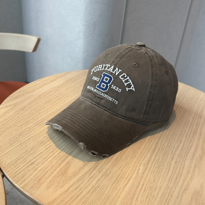 Herren Baumwoll-Baseballkappe im Used-Look Skanto 1784270269
