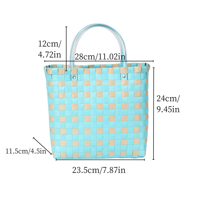Geflochtene Strandtasche Skanto