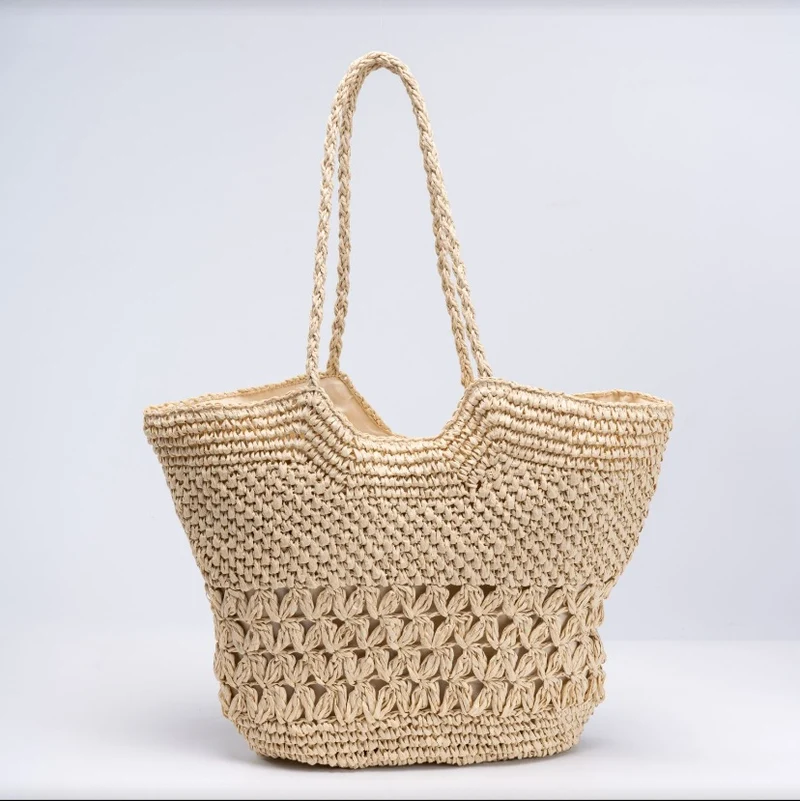 Elegante gewebte Strandtasche Skanto