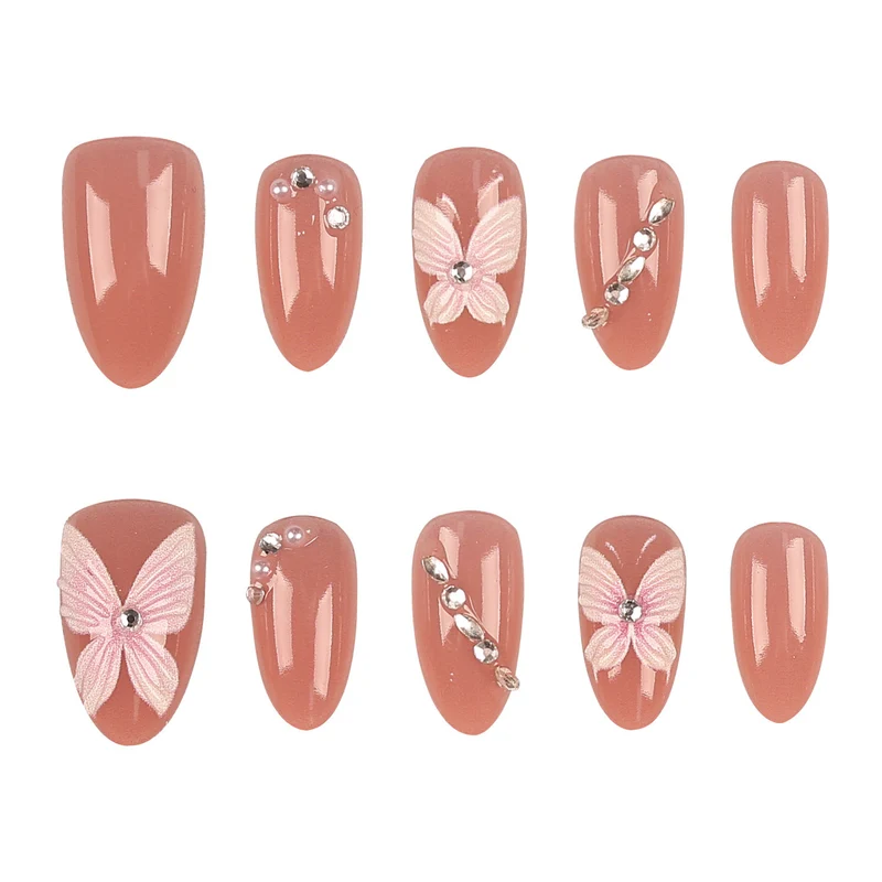 Dekoratives Floral Nagel Kit