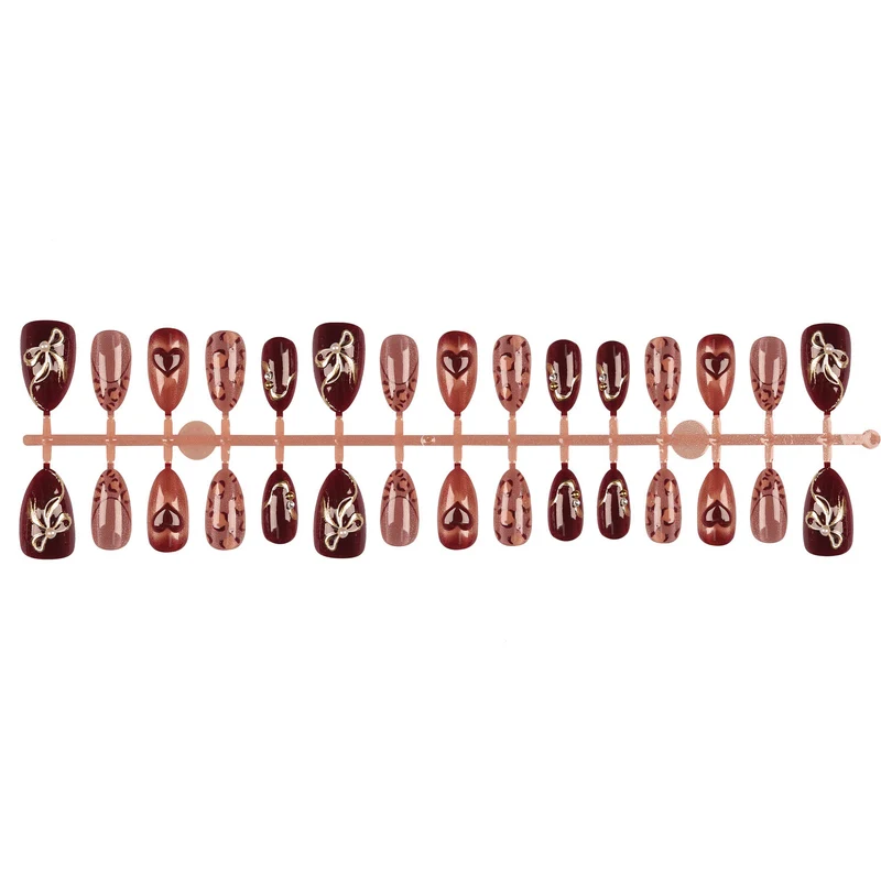 Dekoratives Elegantes Nagelkunst Set